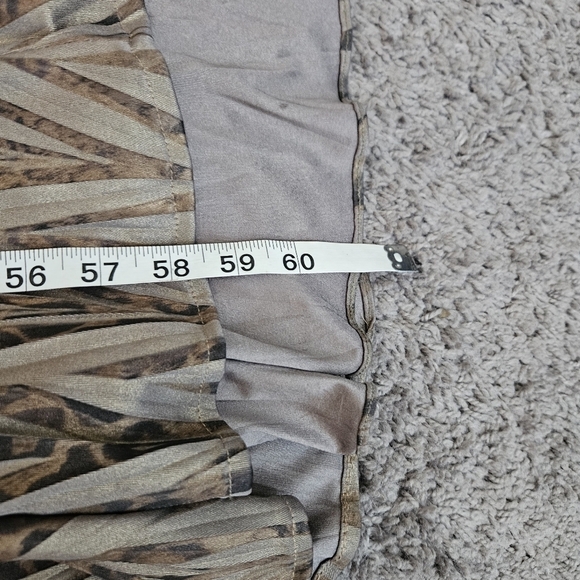 ALBERTO MAKALI Sleeveless Braided Neutral Taupe Bronze Gown 10 Whimsygoth - Picture 7 of 8